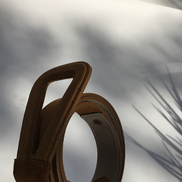 2 for $25 Caramel Tan Leather Belt Medium Coldwater Creek - Picture 7 of 10